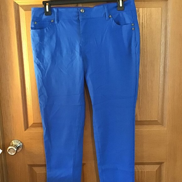 Sabrina Lauren Blue Stretch Jeans - Picture 1 of 2